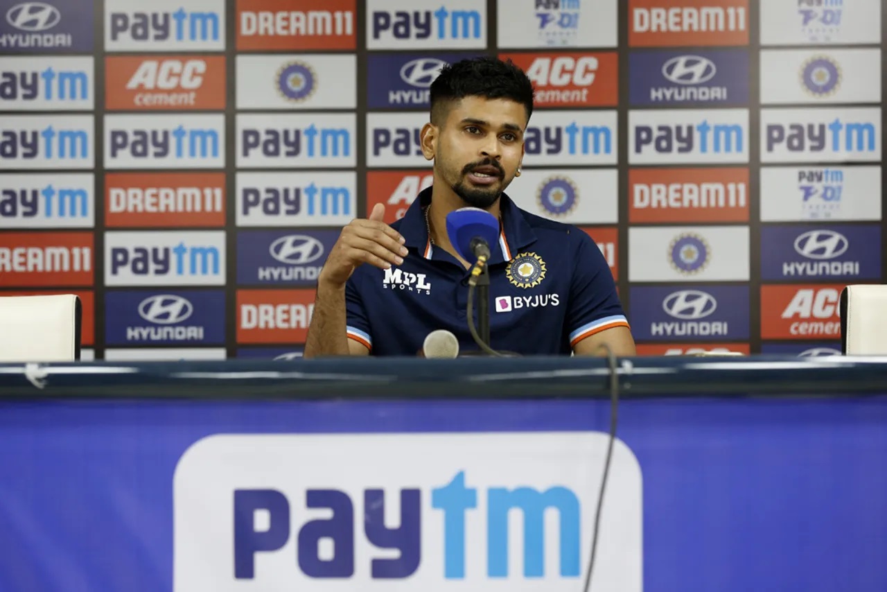 Shreyas Iyer is doing well with the bat for India.