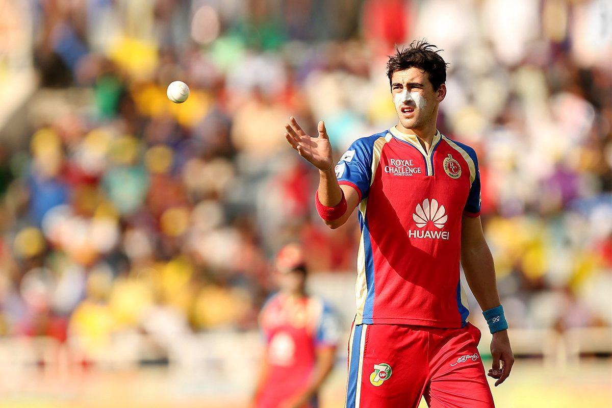Mitchell Starc played for RCB in 2014 and 2015 seasons of IPL