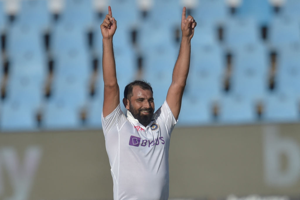 Mohammed Shami scalped two wickets in the first innings of Cape Town Test