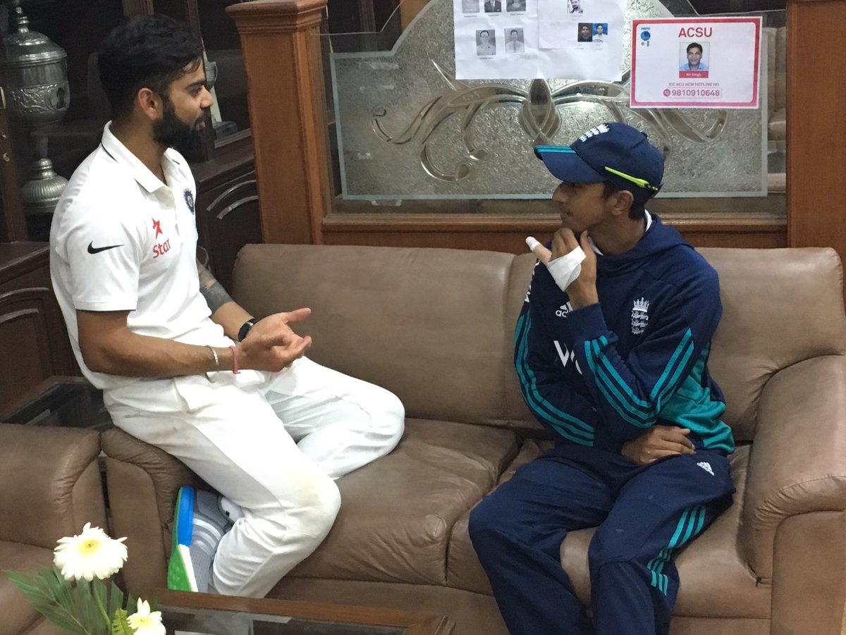 Haseeb Hameed: Meeting Virat Kohli was a great moment for me