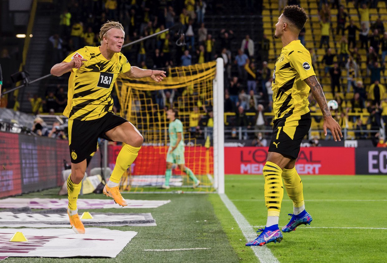 Erling Haaland signed for Borussia Dortmund in January 2020