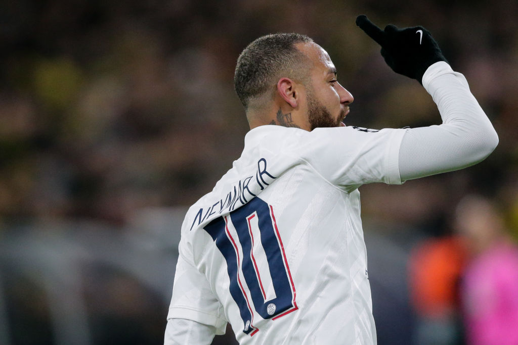 Neymar has made 124 appearances for PSG