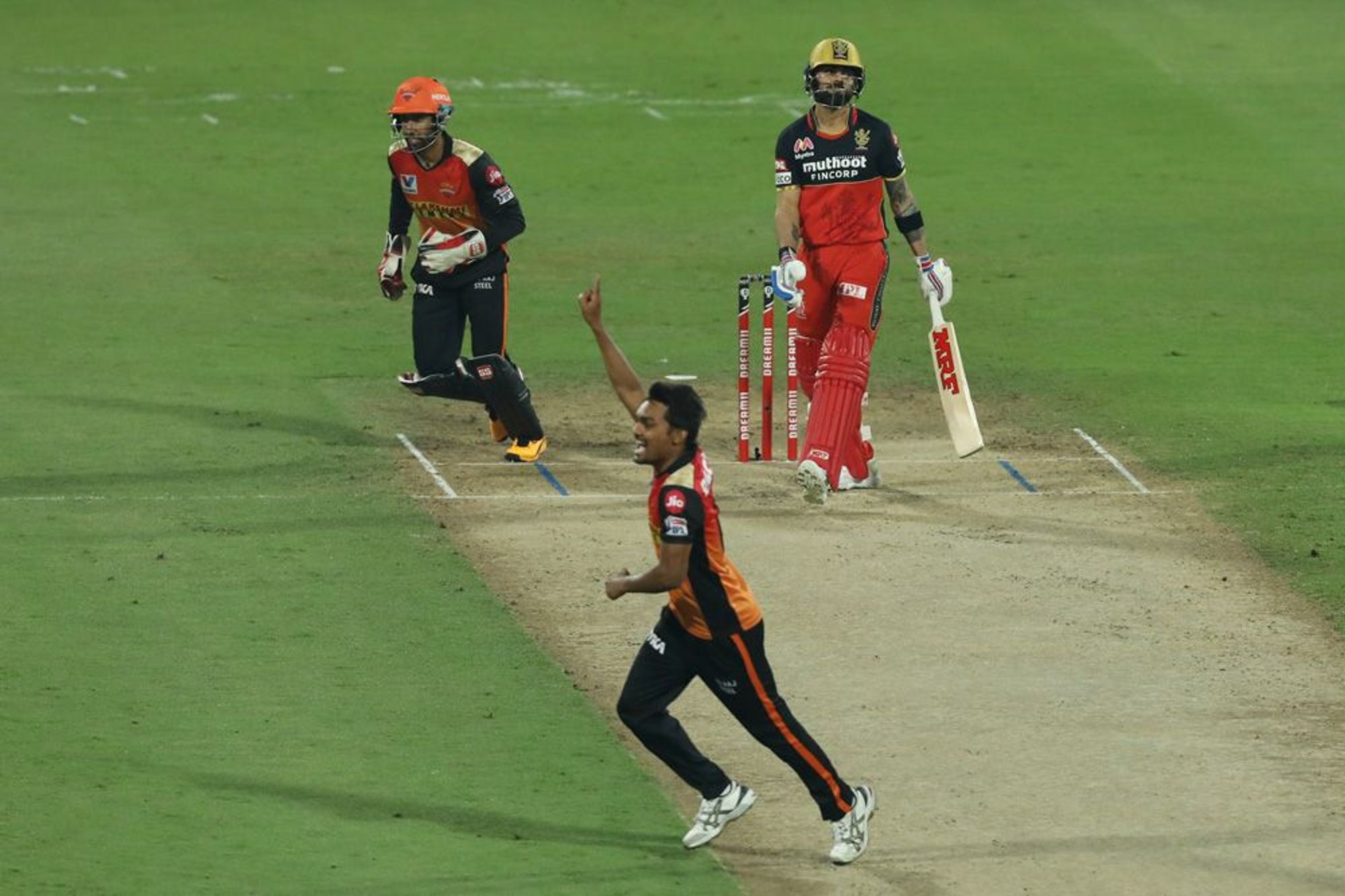 Bangalore lost the match by 5 wickets against Hyderabad