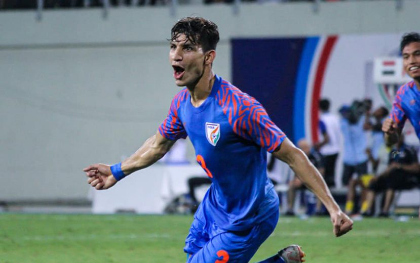 Narender Gehlot made his International debut against Tajikistan last year