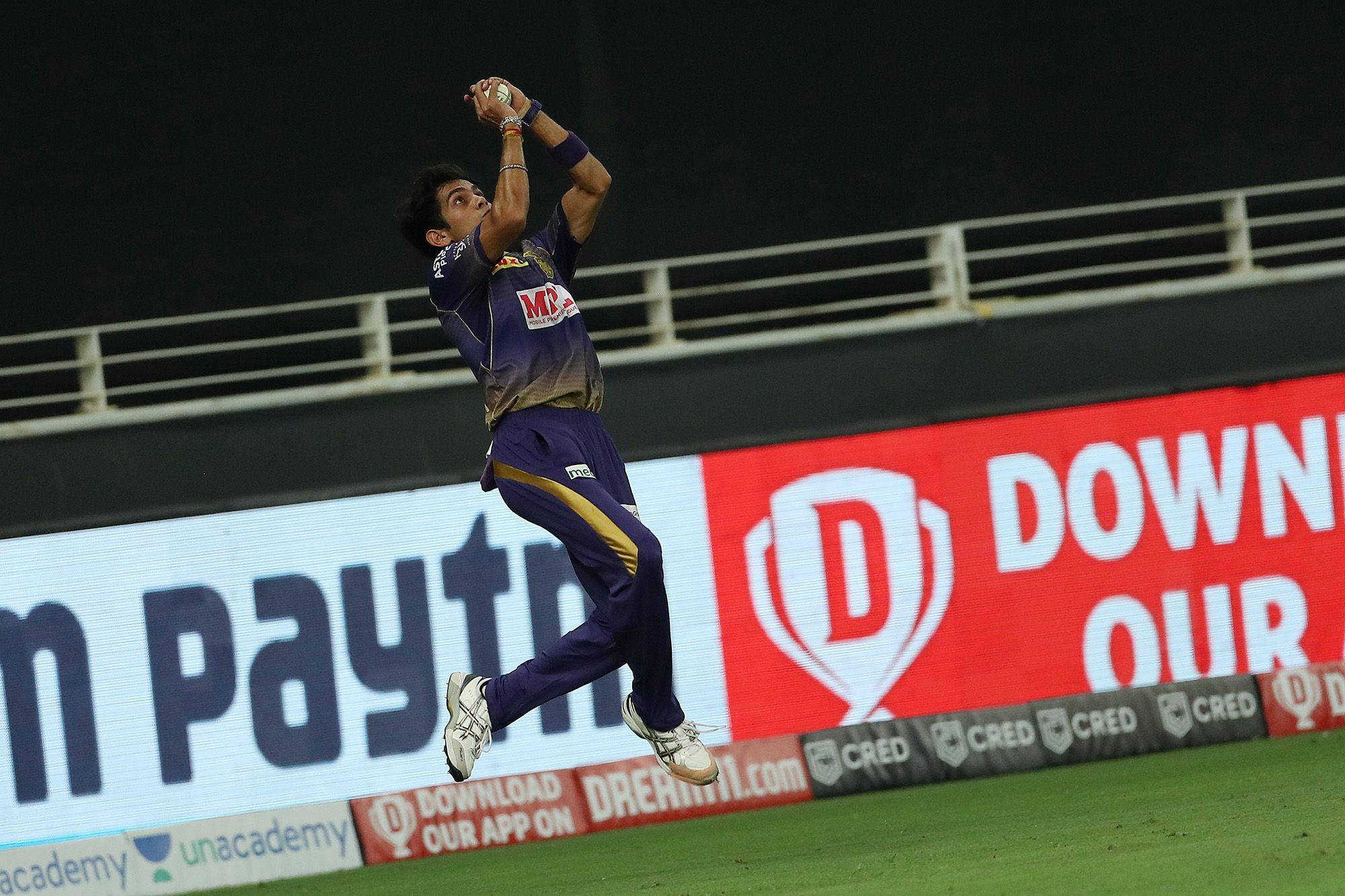 Kamlesh Nagarkoti takes a sensational catch