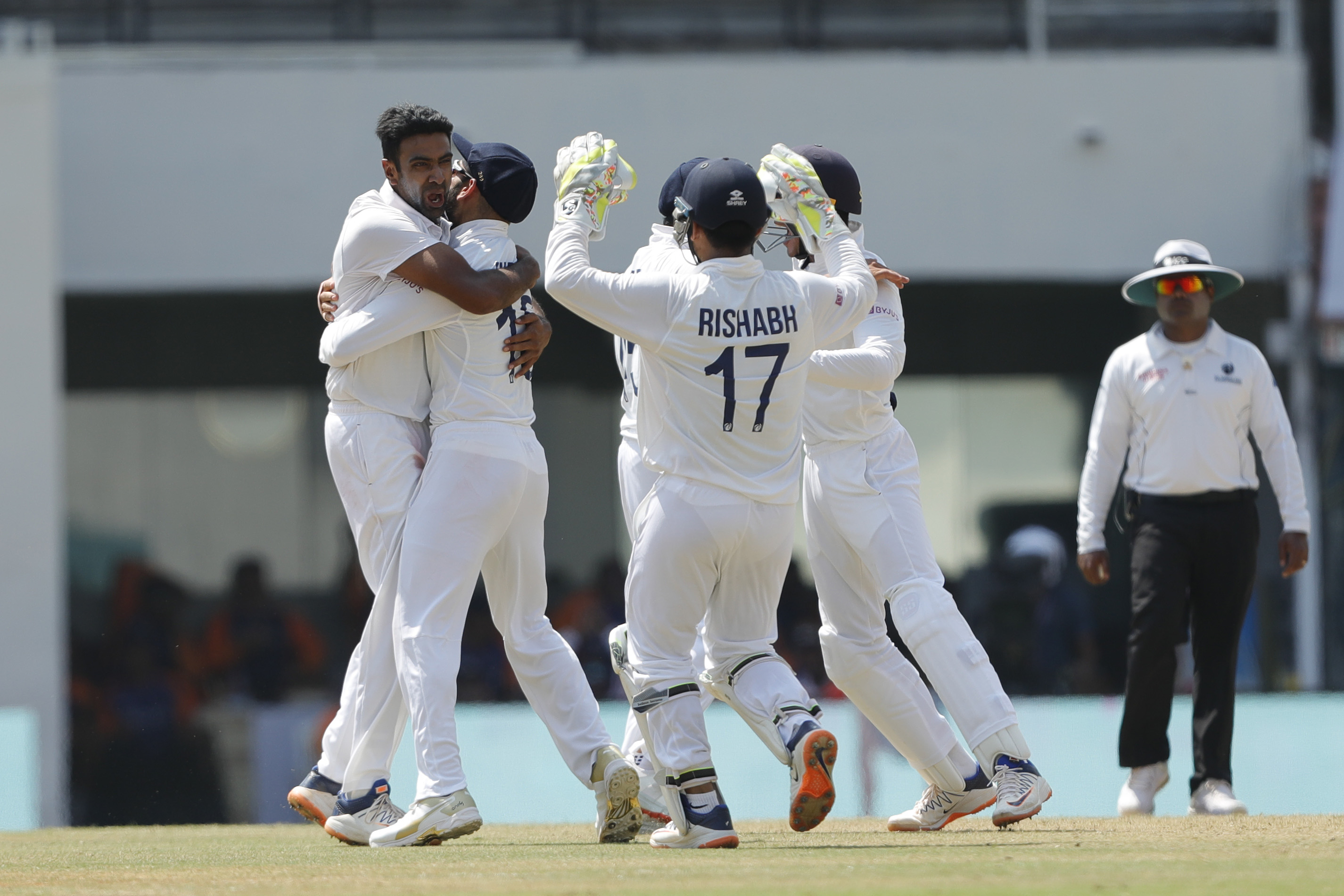 Ravichandran Ashwin during the home series against England