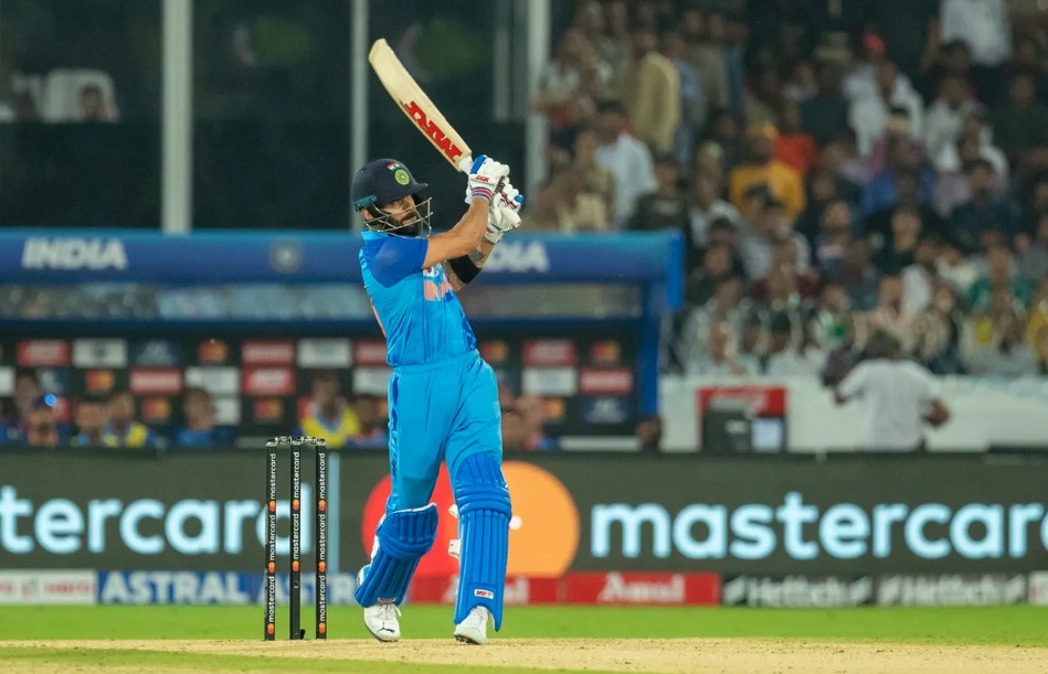 Virat Kohli batted maturely against Australia in the third T20I.