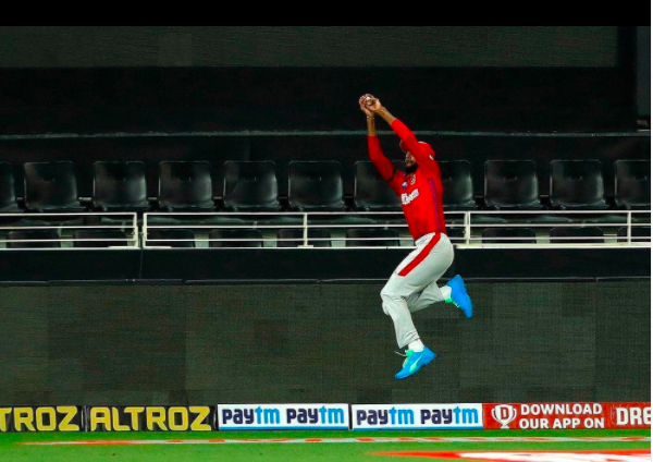 Jagadeesha Suchith took a stunner to help Jason Holder dismiss PBKS' Deepak Hooda