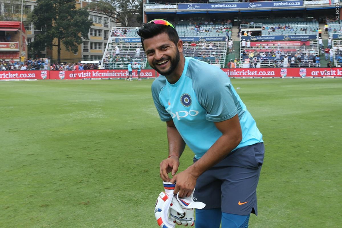 Rishbah Pant and Raina training together in UP