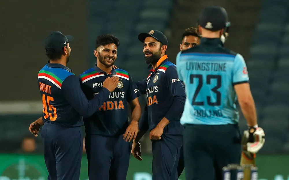 Thakur picked up four wickets on the night