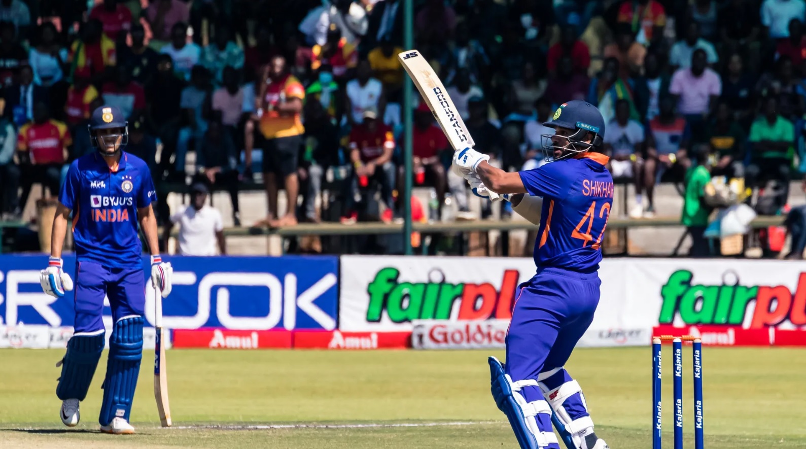 Shikhar Dhawan and Shubman Gill starred with the bat in India's 10-wicket win vs Zimbabwe.