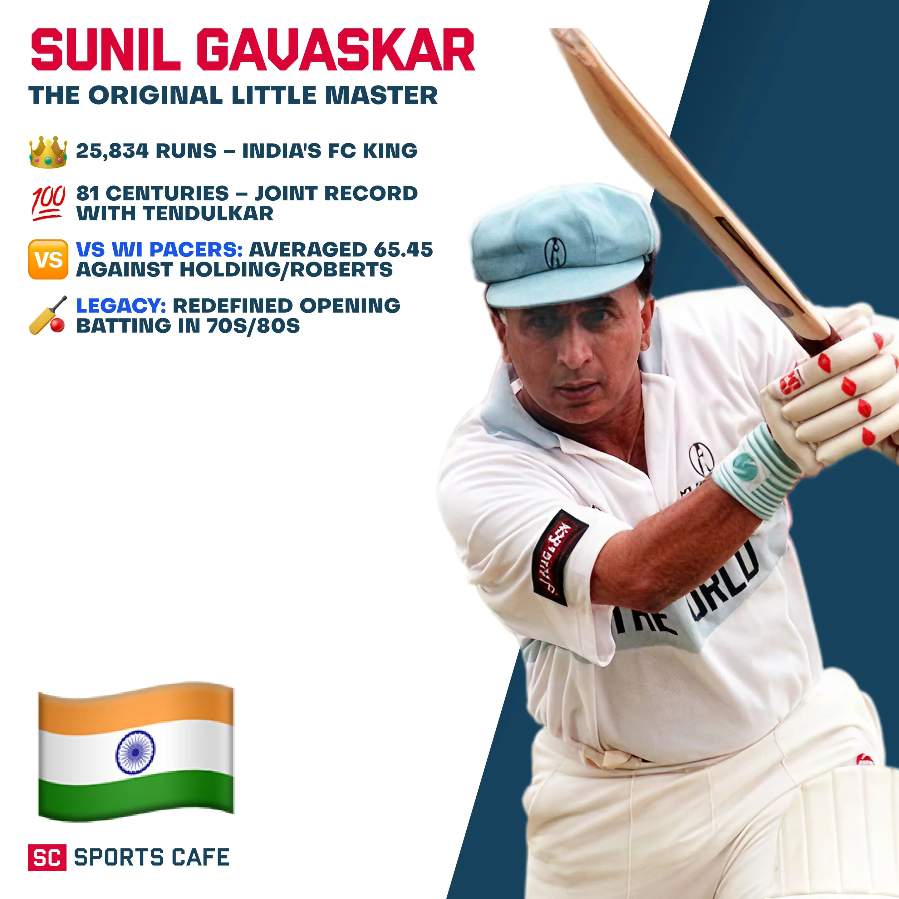 Sunil Gavaskar.