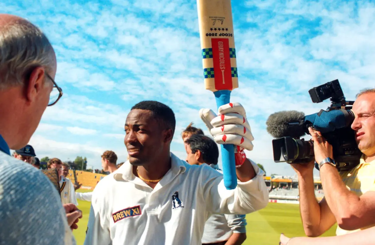 Brian Lara scored 501* against the Durham Team.