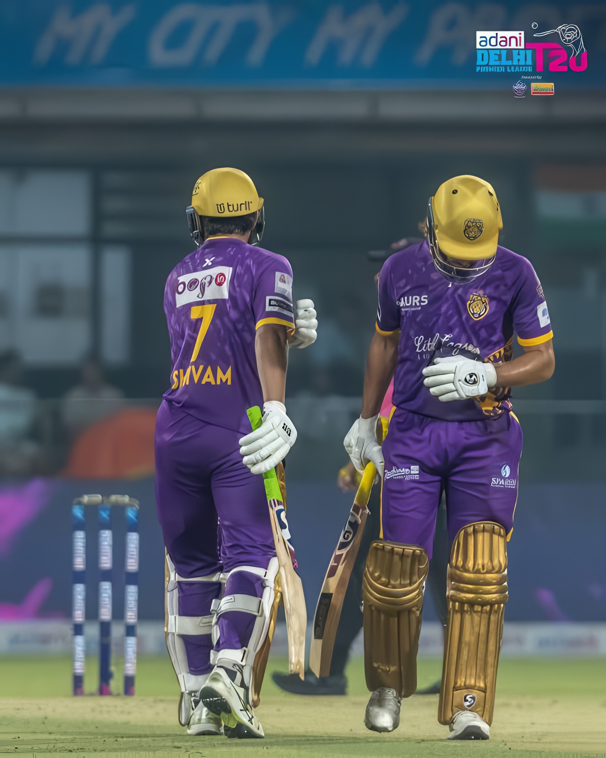 Himmat Singh and Shivam Gupta of New Delhi Tigers