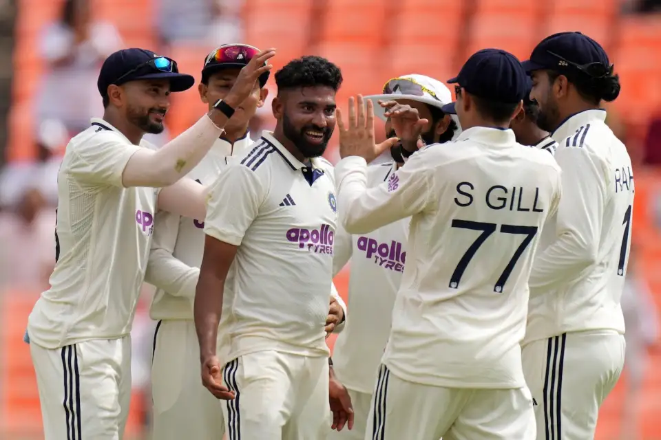 Mohammed Siraj's seventh wicket for India against West Indies in Ahmedabad came in comical fashion