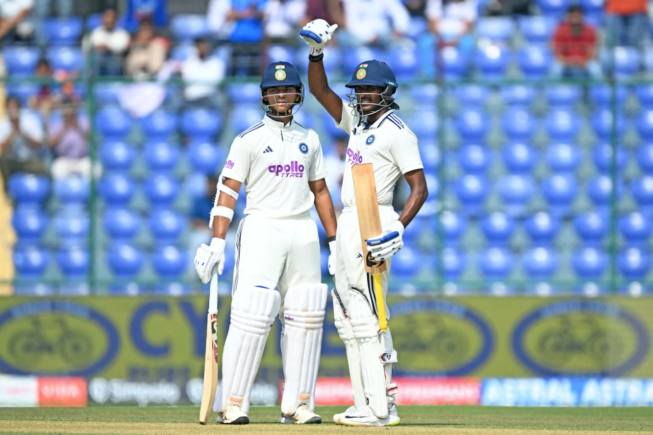 Yashasvi Jaiswal and Sai Sudharsan stitched together a 193-run stand on Day 1 of the Delhi Test between India and the West Indies
