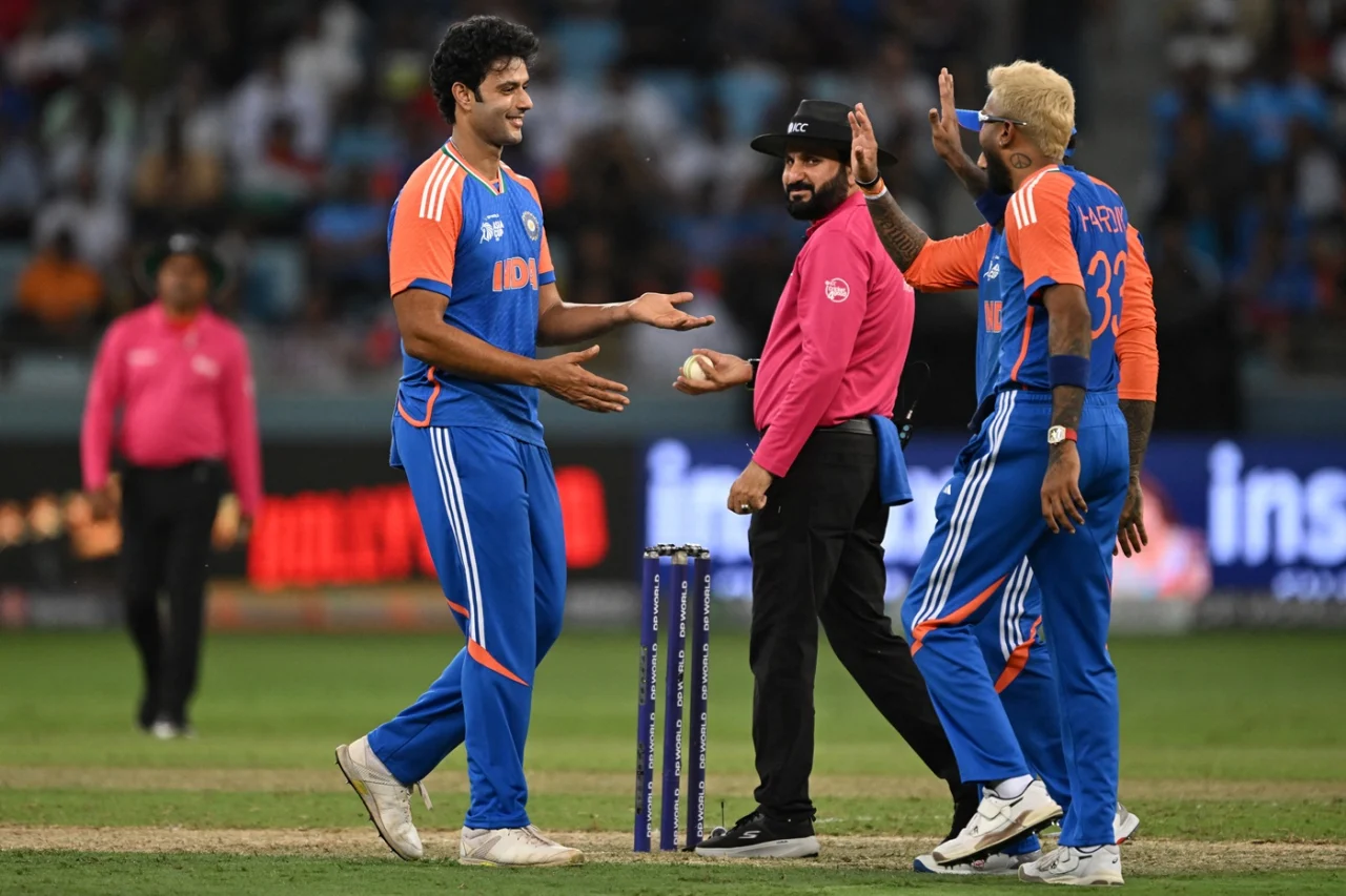 Shivam Dube jolted South Africa with an absolute peach to Corbin Bosch first-up in the third T20I at Dharamsala