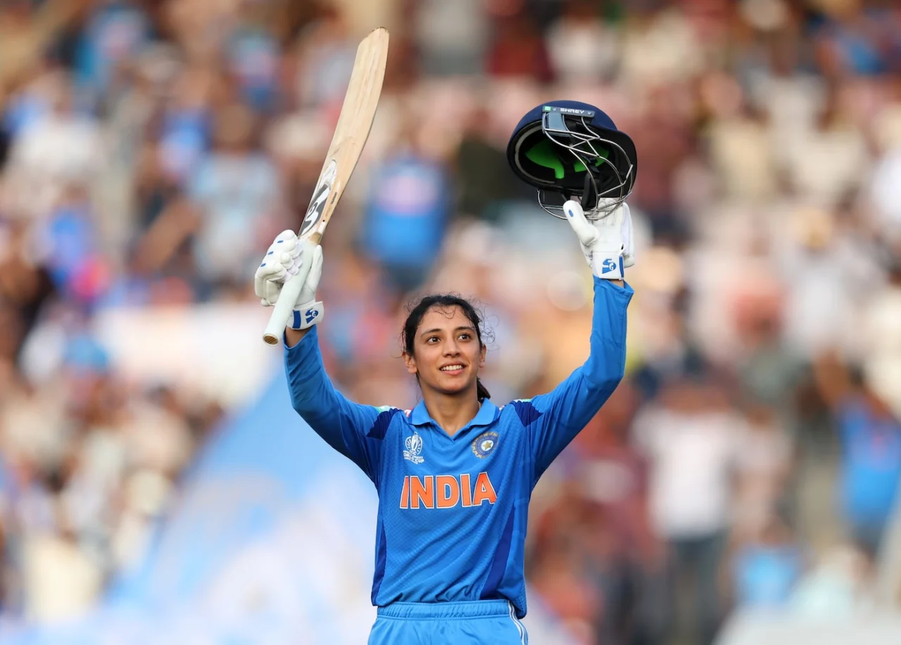 Smriti Mandhana registered a 14th ODI ton for India against New Zealand at the DY Patil Stadium in the Women's World Cup on Thursday
