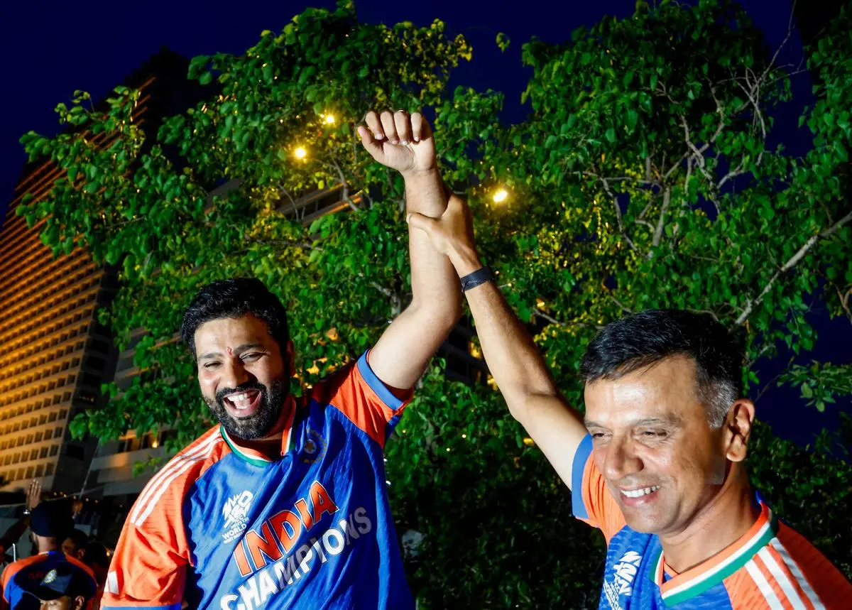 Dravid Hails Rohit Sharma’s Fearless Batting for Shaping India’s Attacking Mindset.