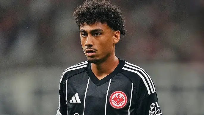 Manchester City Target Eintracht Frankfurt’s Nathaniel Brown Amid Transfer Battle.