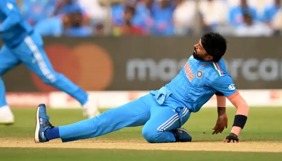 Hardik Pandya's Injury in 2023 World Cup.