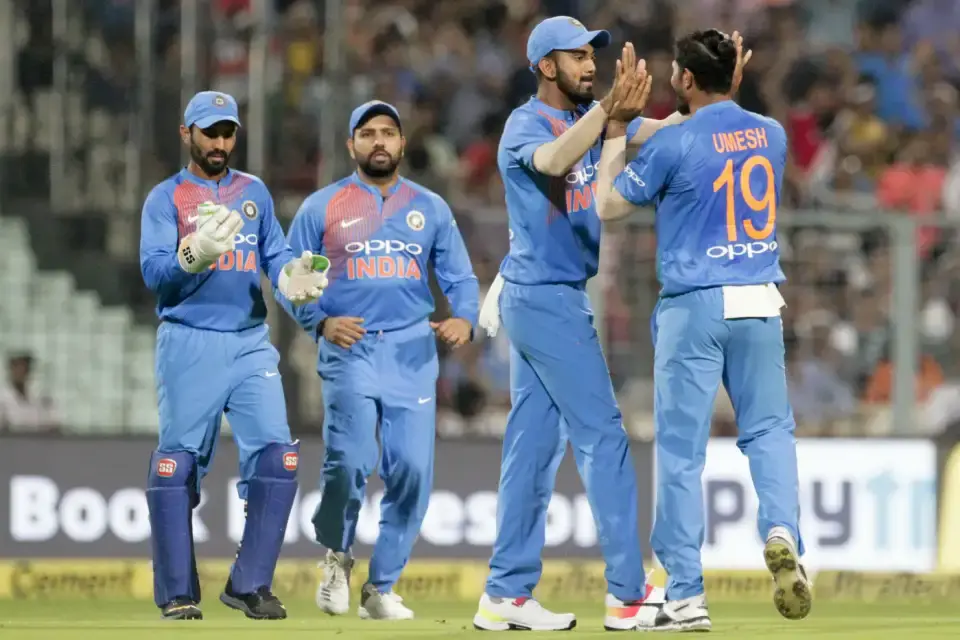 India defeated West Indies by 5 wickets.