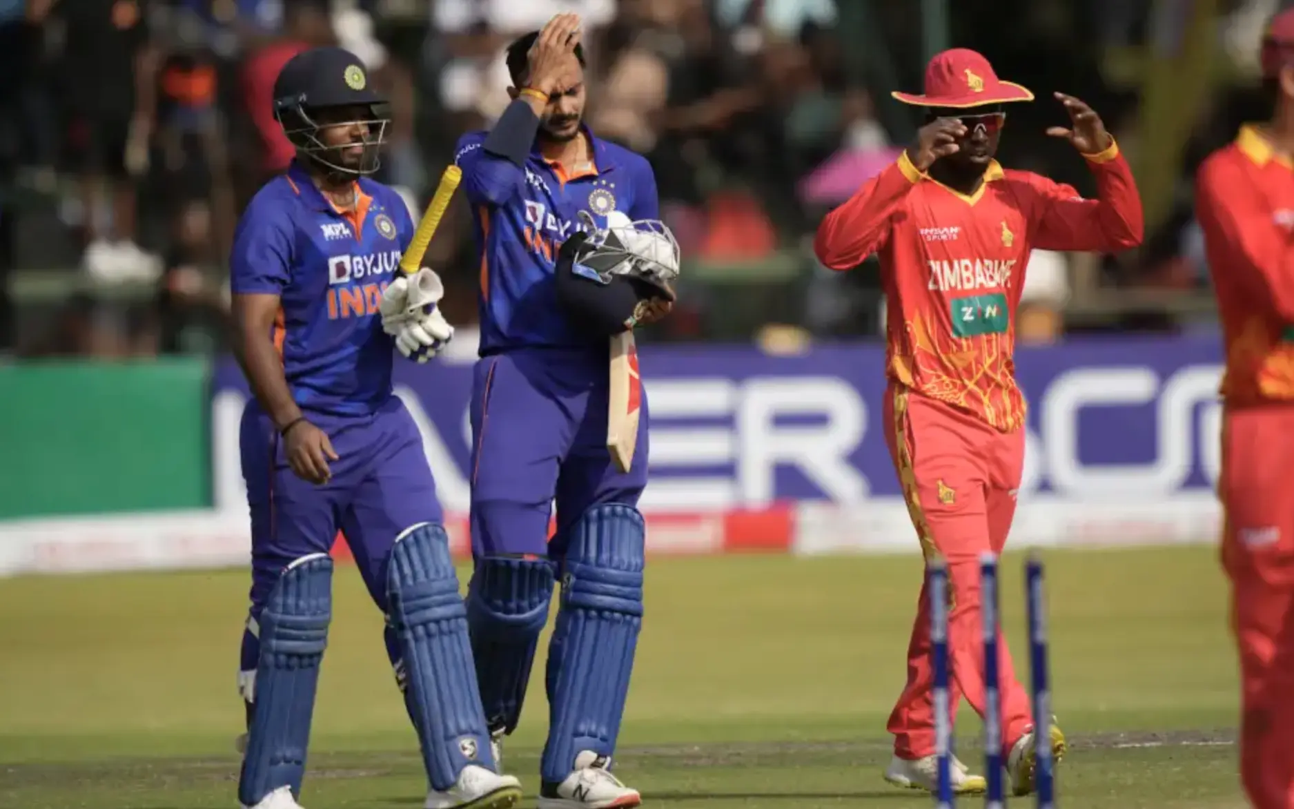 India defeated Zimbabwe by 5 Wickets.