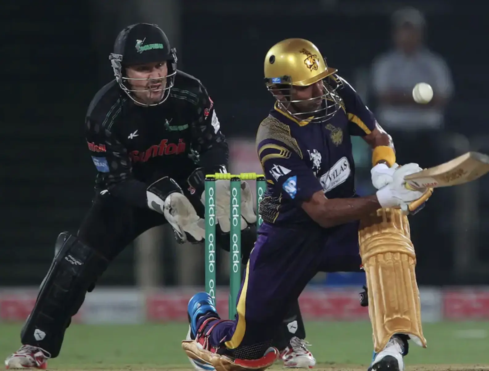Kolkata Knight Riders defeated Dolphins by 36 runs.