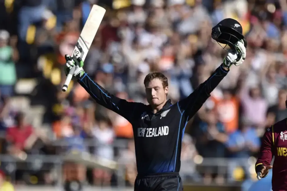 Martin Guptill scored a double-century against West Indies.