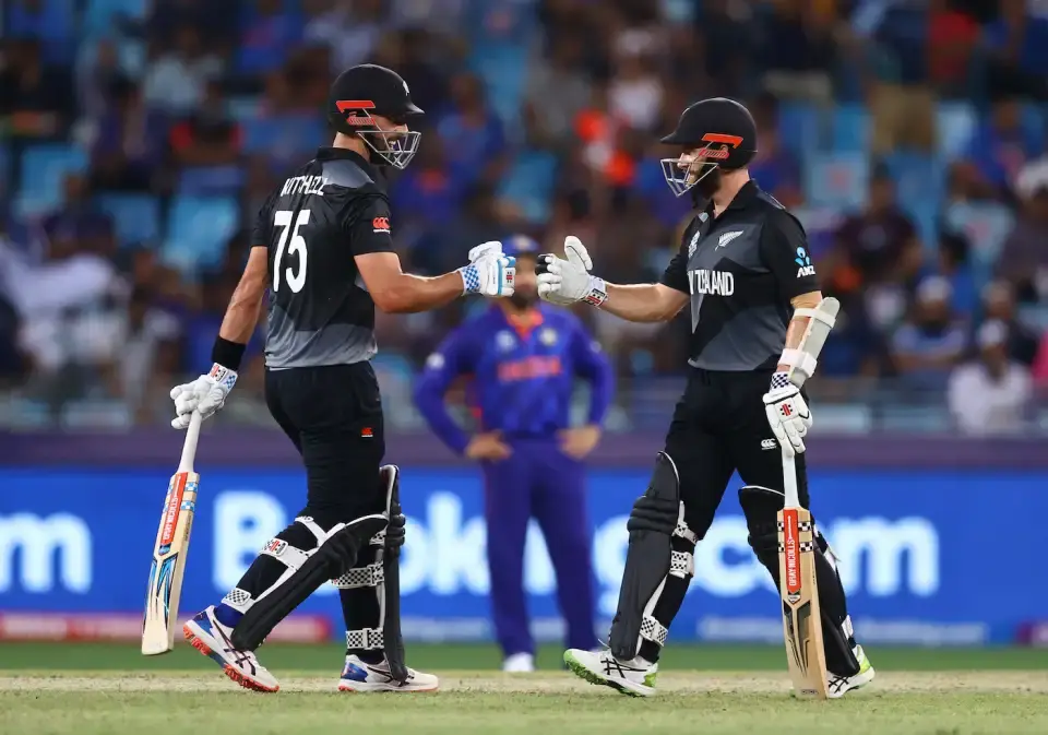 New Zealand defeated India by 8 wickets.