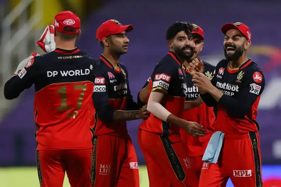 Royal Challengers Bengaluru defeated Kolkata Knight Riders by 8 wickets.