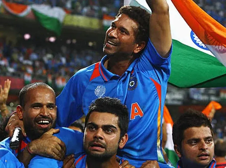 Virat and Sachin in International.