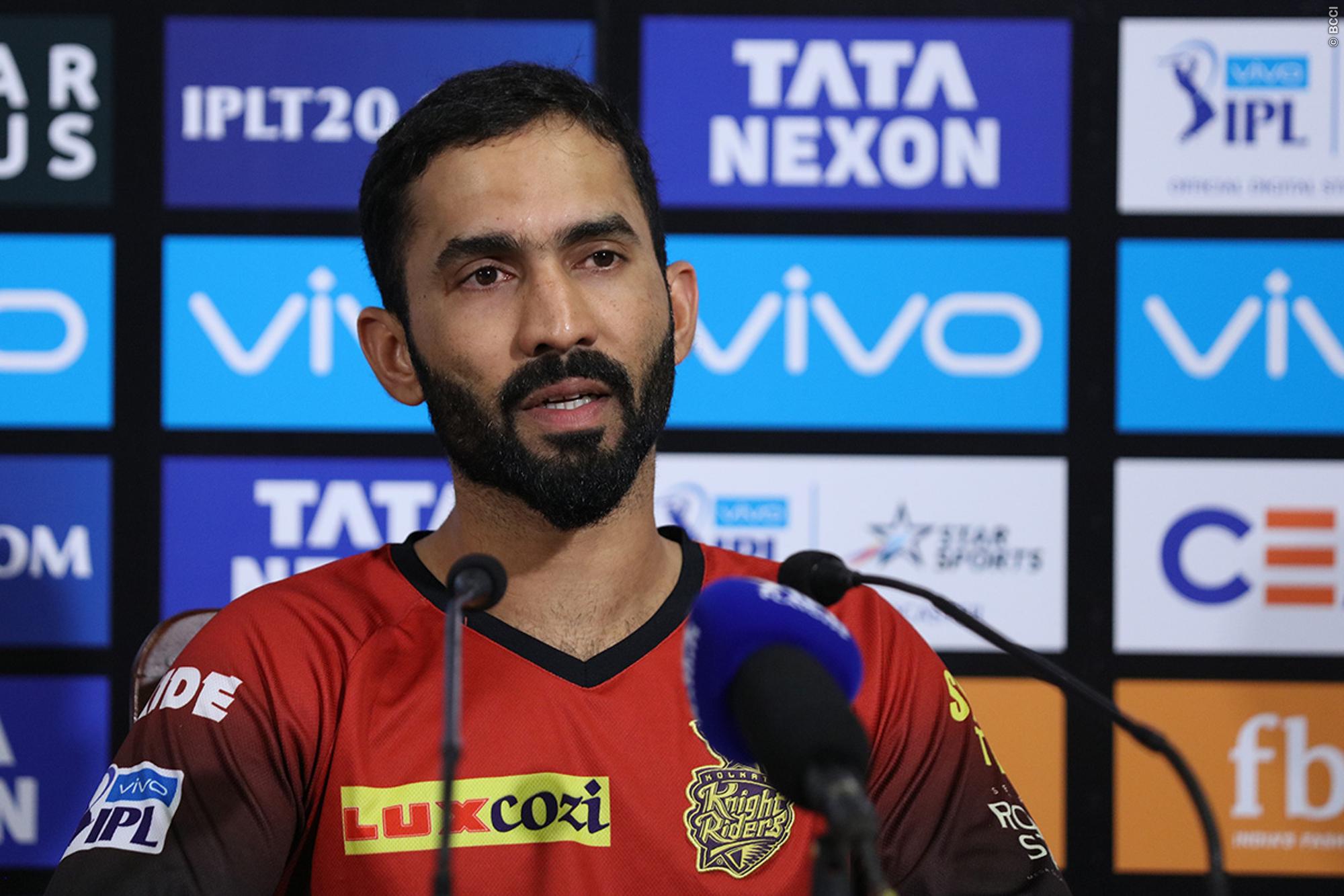 Dinesh Karthik was released by KKR after IPL 2021. 