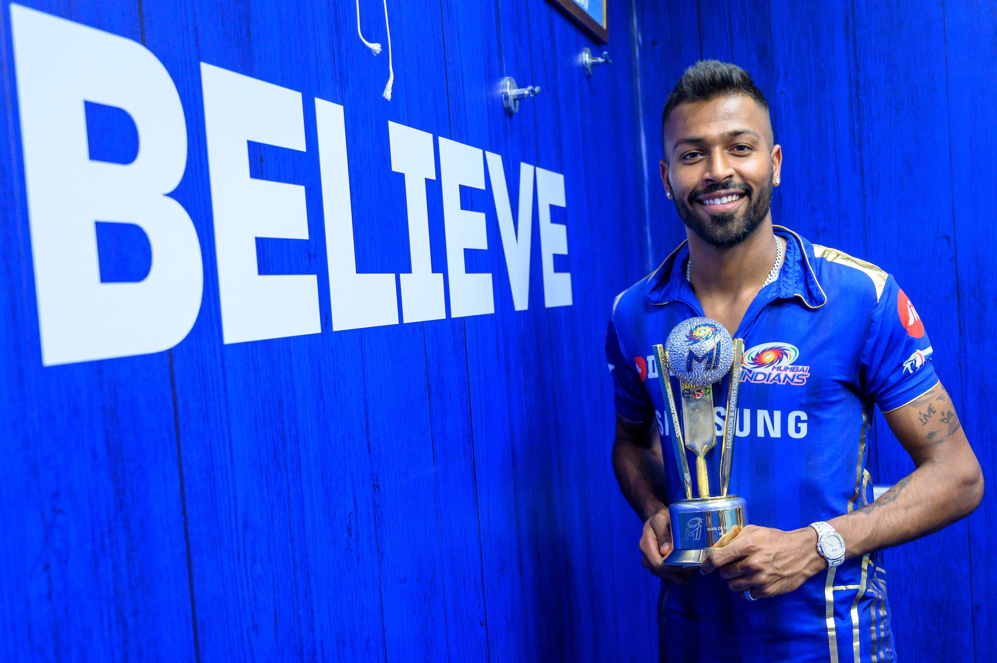 Hardik Pandya featured in 92 IPL matches for Mumbai Indians
