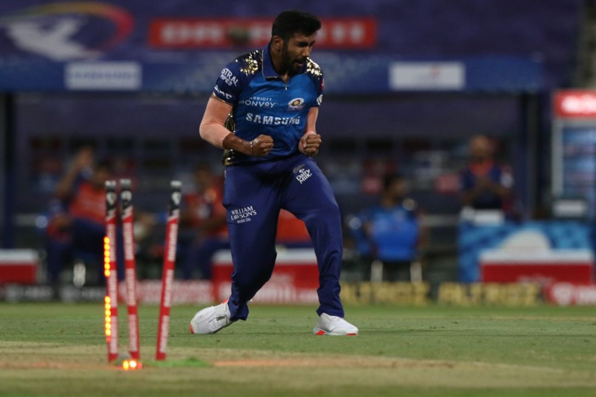 Jasprit Bumrah ended with the figures of 3/14 against RCB