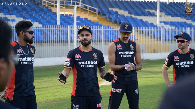 Virat Kohli in the RCB camp