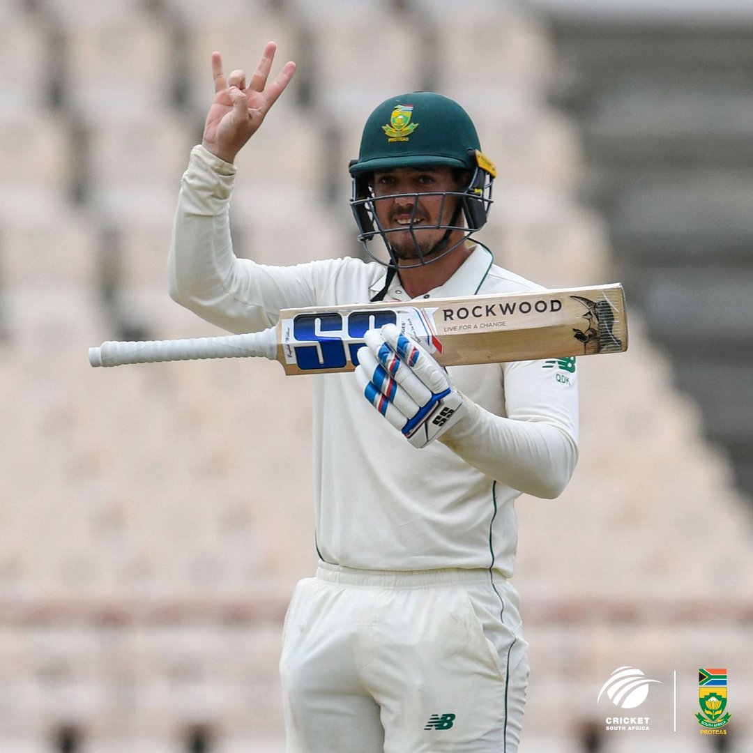 De Kock scored a century in the ongoing Test against West Indies