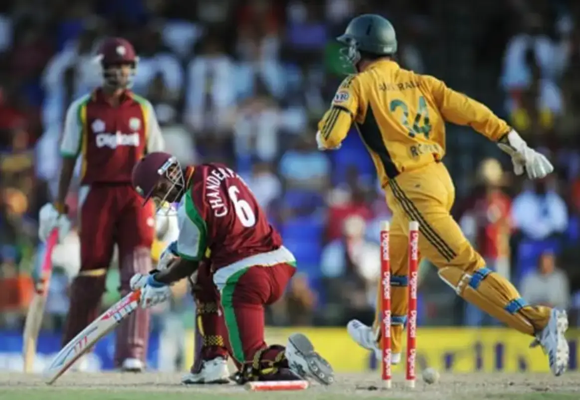 Australia defeated West Indies by just 1 run.