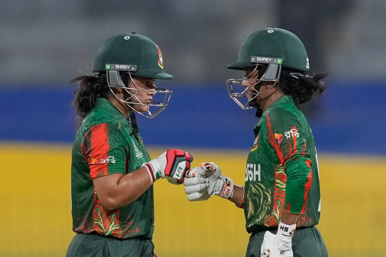 Bangladesh Women's Rubya Haider and Nigar Sultana 