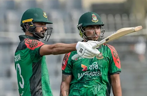 Soumya Sarkar and Saif Hassan's 176-run opening stand steered Bangladesh to a mammoth 179-run win over West Indies in the third ODI