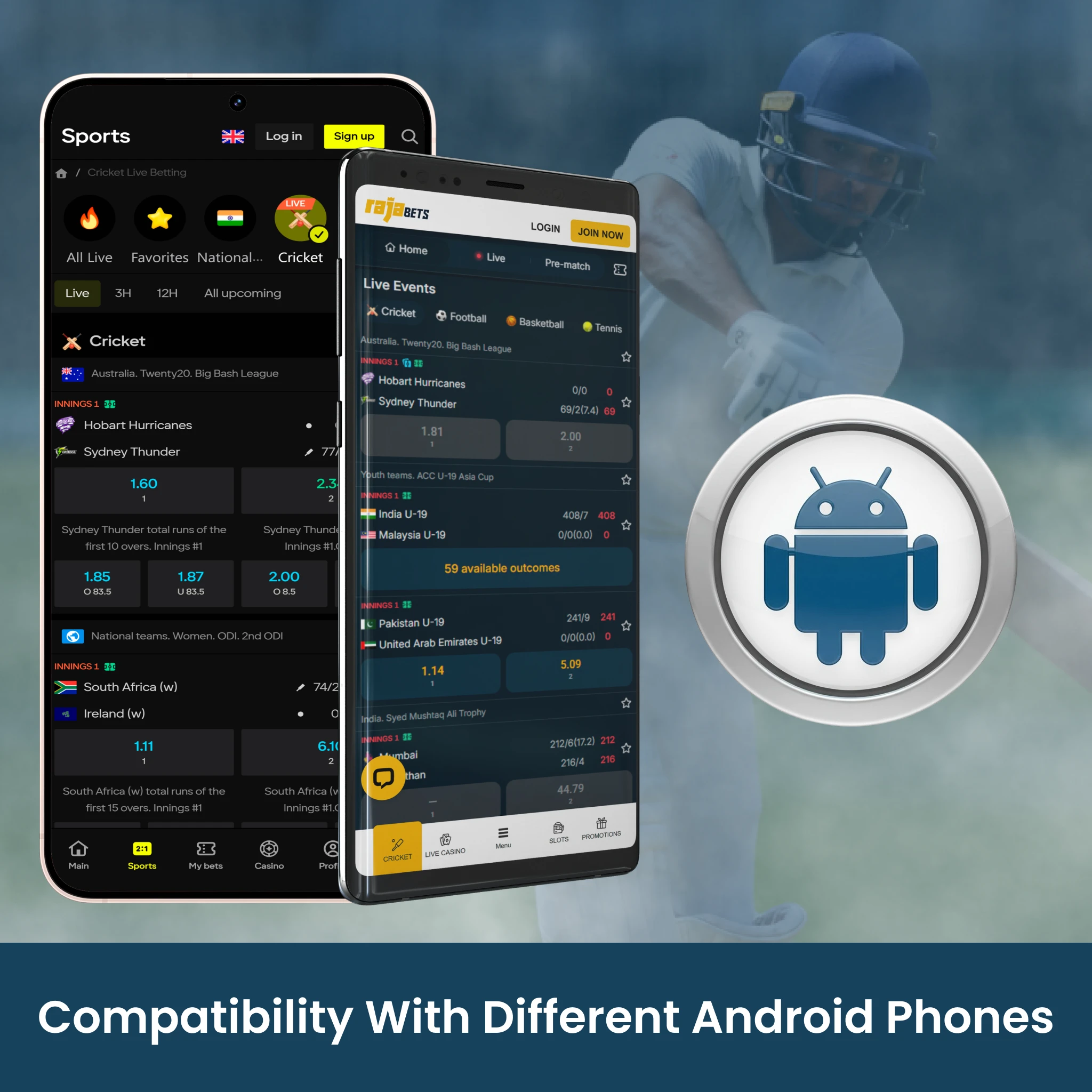 The app should work on most Android devices in different price segments.