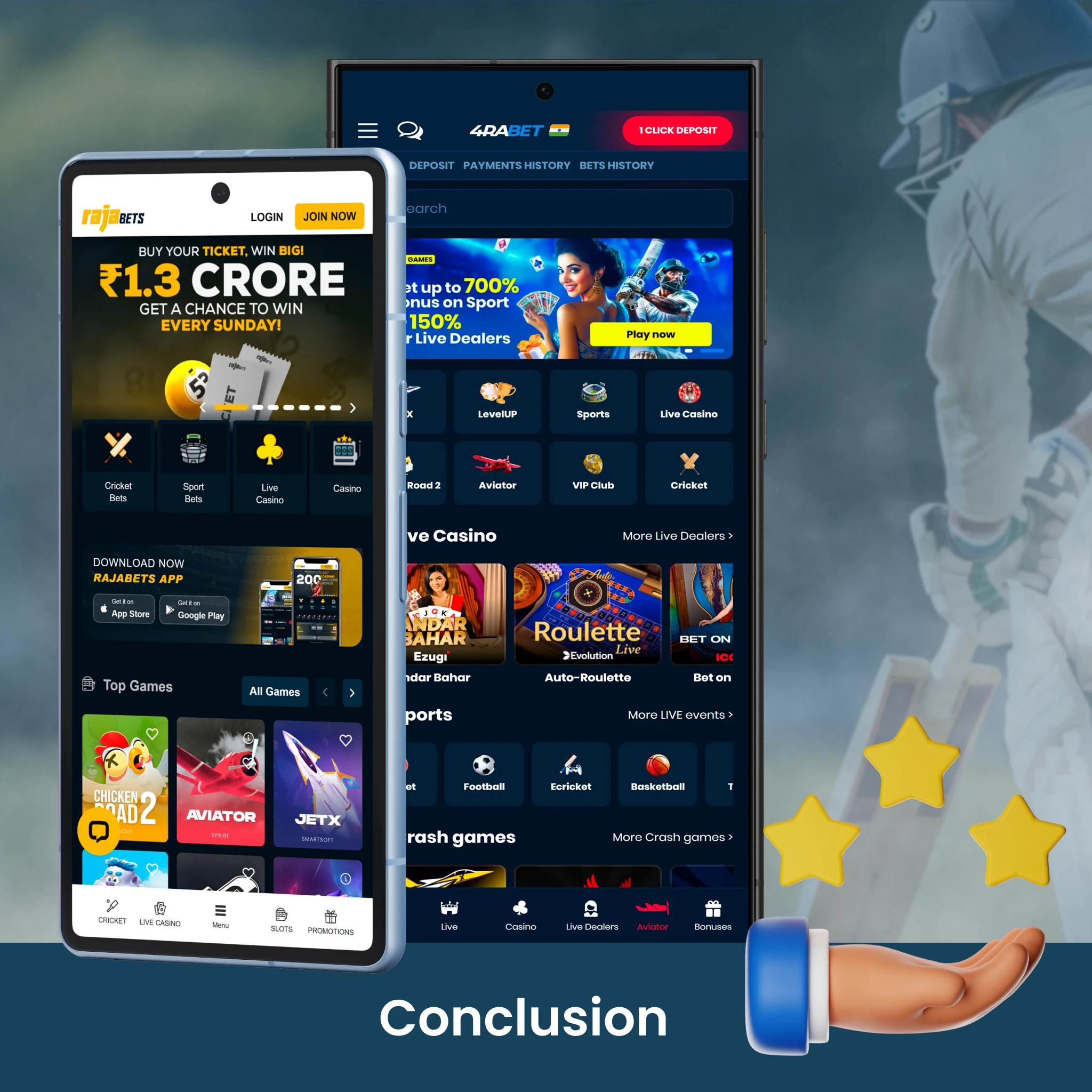 Choose your best cricket betting apps for Android.
