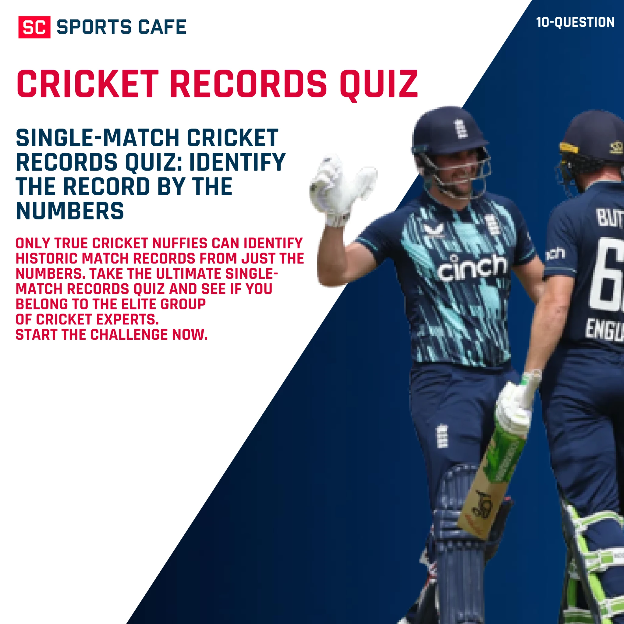 Cricket Records Quiz: Identify the Biggest Single-Match Records
