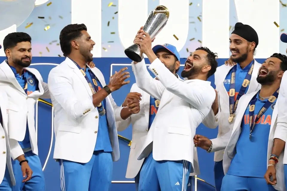 In the Champions Trophy 2025, India was in the same group with New Zealand, Pakistan, and Bangladesh.