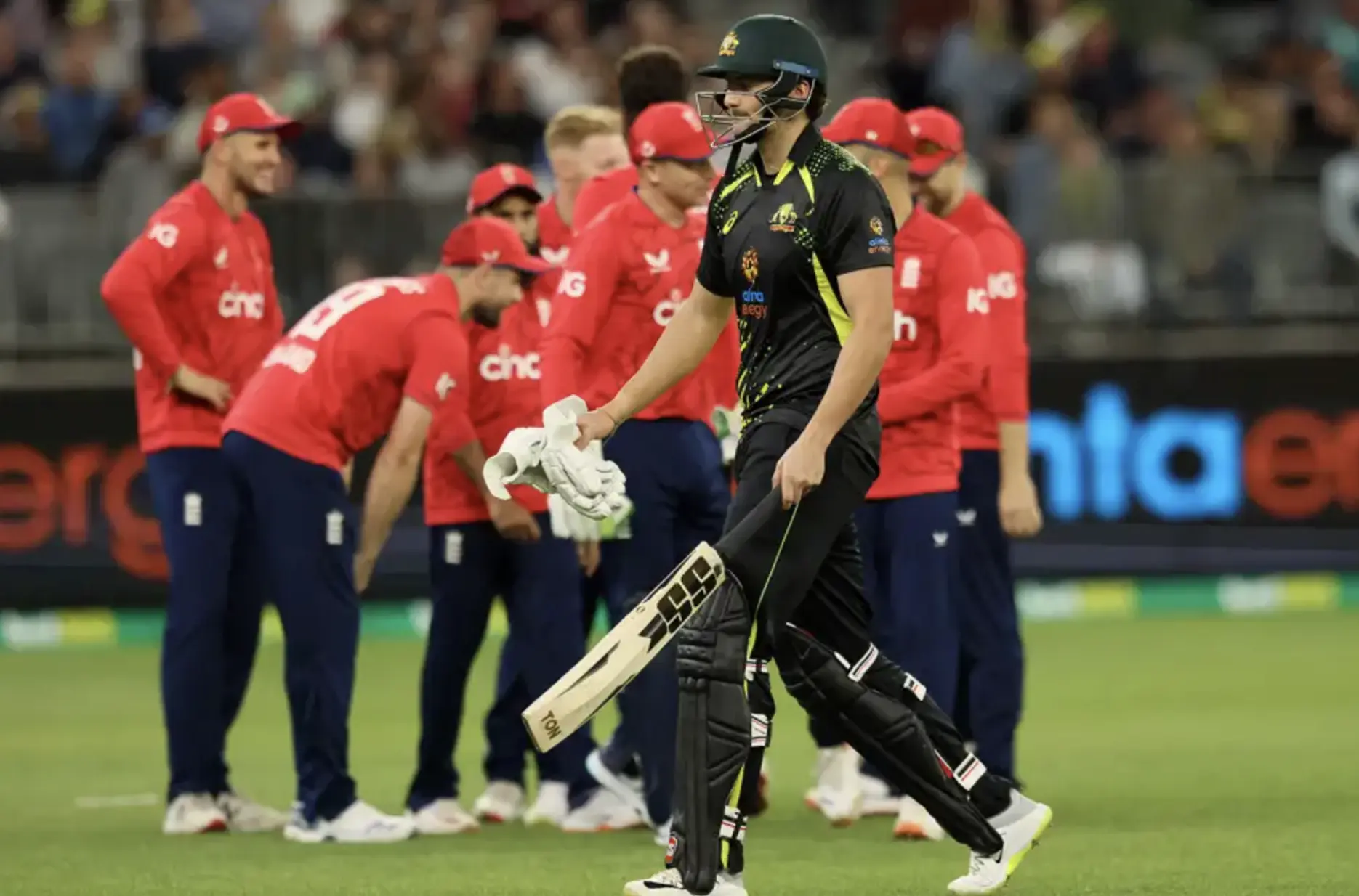 England defeated Australia by 8 runs.