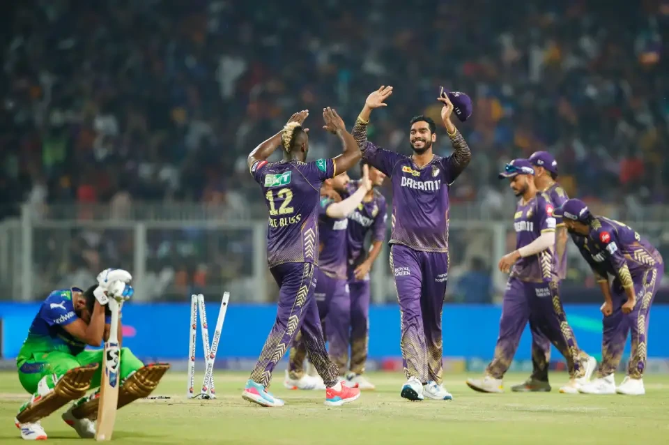 Kolkata Knight Riders defeated Royal Challengers Bengaluru by 1 run.