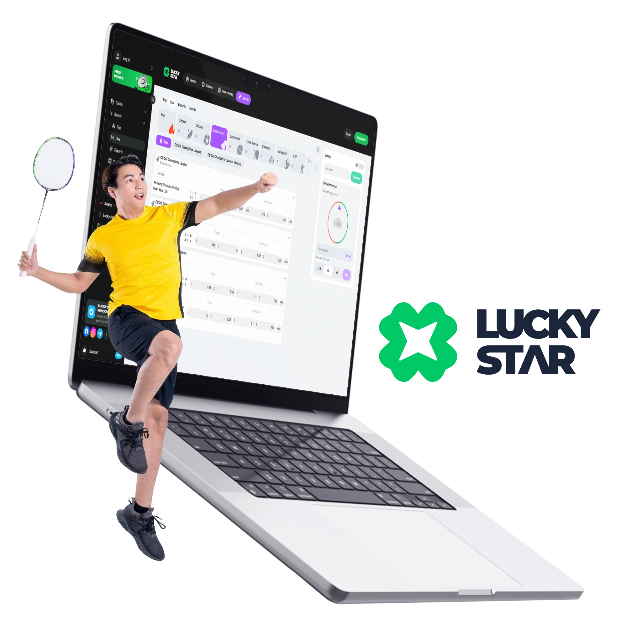 Lucky Star - Best Online Badminton Betting Sites.