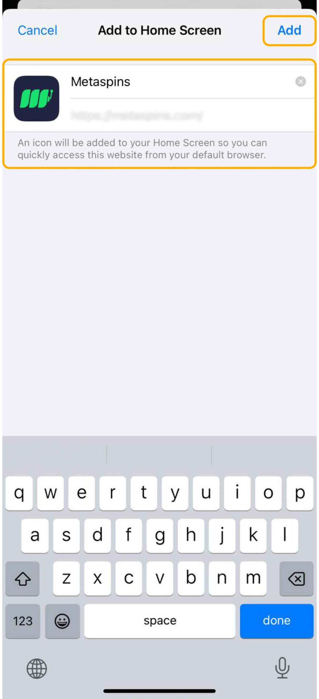 A new window will pop up where a name for the mobile application can be entered.