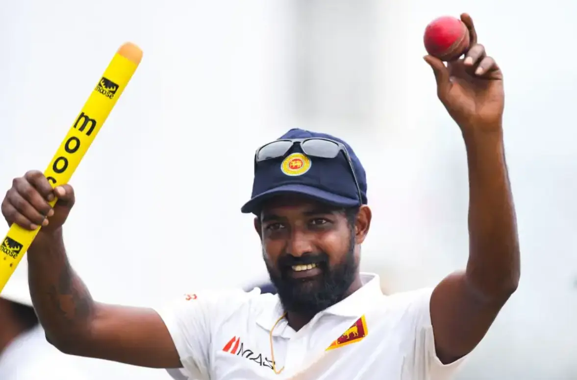 Prabath Jayasuriya made his Test Debut on 8th July, 2022.