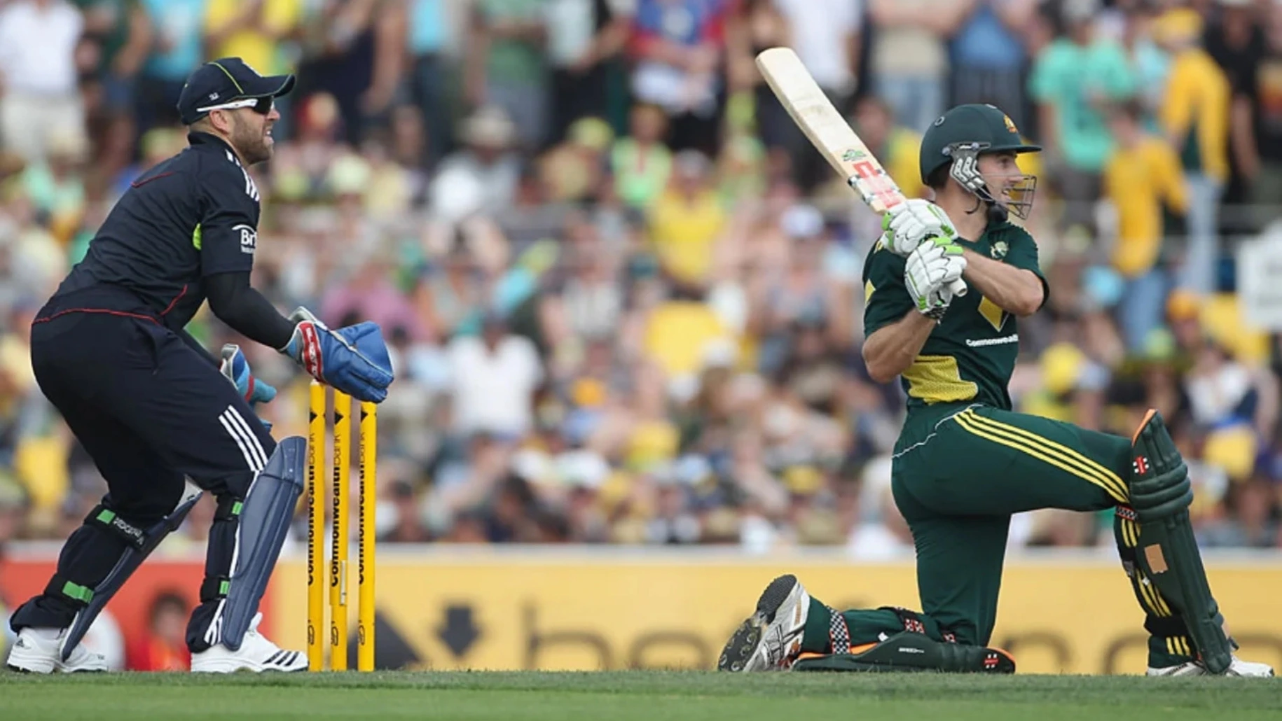 On 21 January 2011 in the second ODI played at Hobart, Shaun Marsh rescued Australia from a defeat with a crucial century.